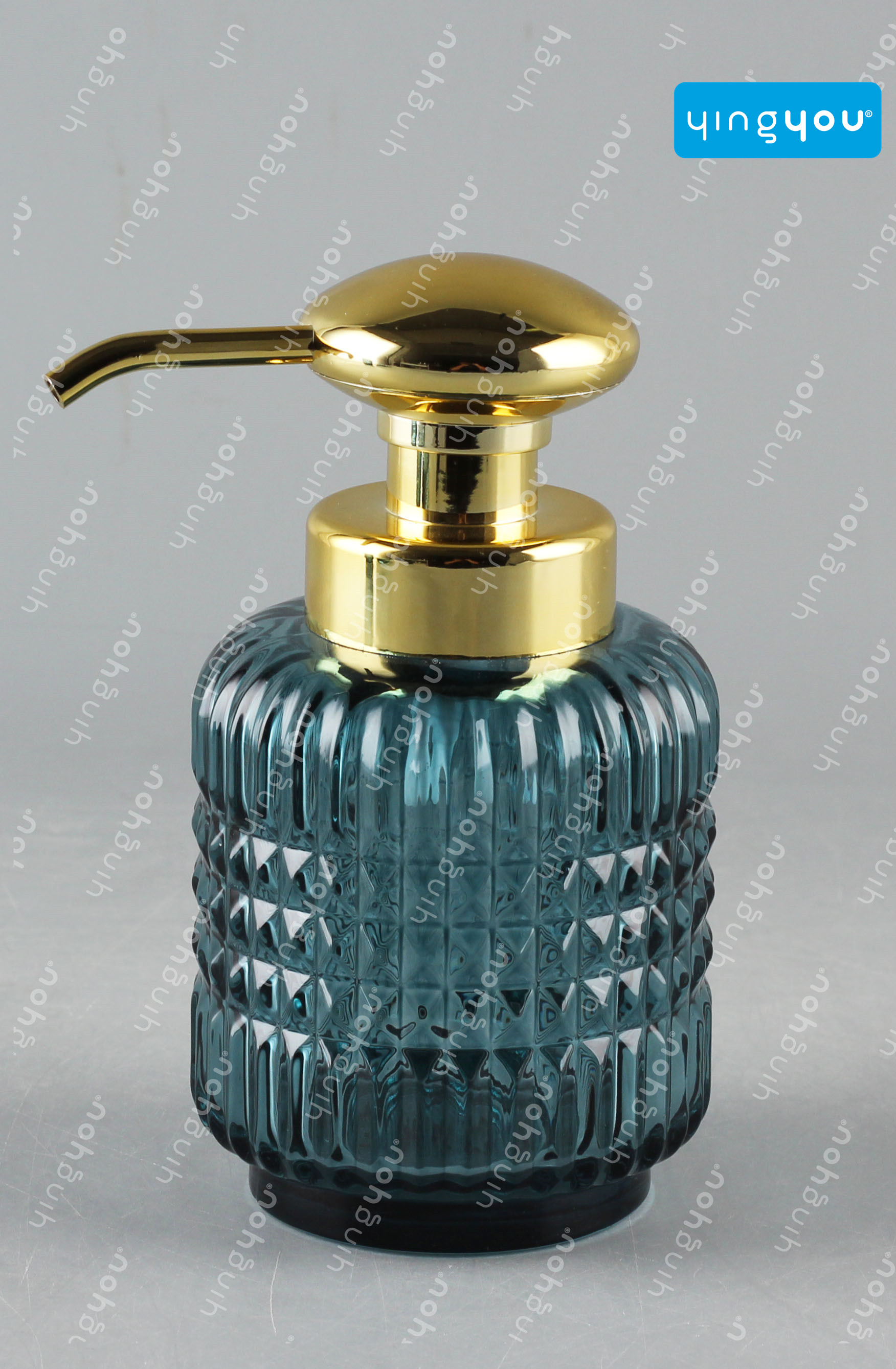 GLASS SOAP DISPENSER