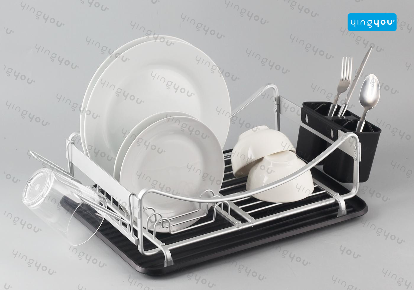 ALUMINUM DISH DRAINER