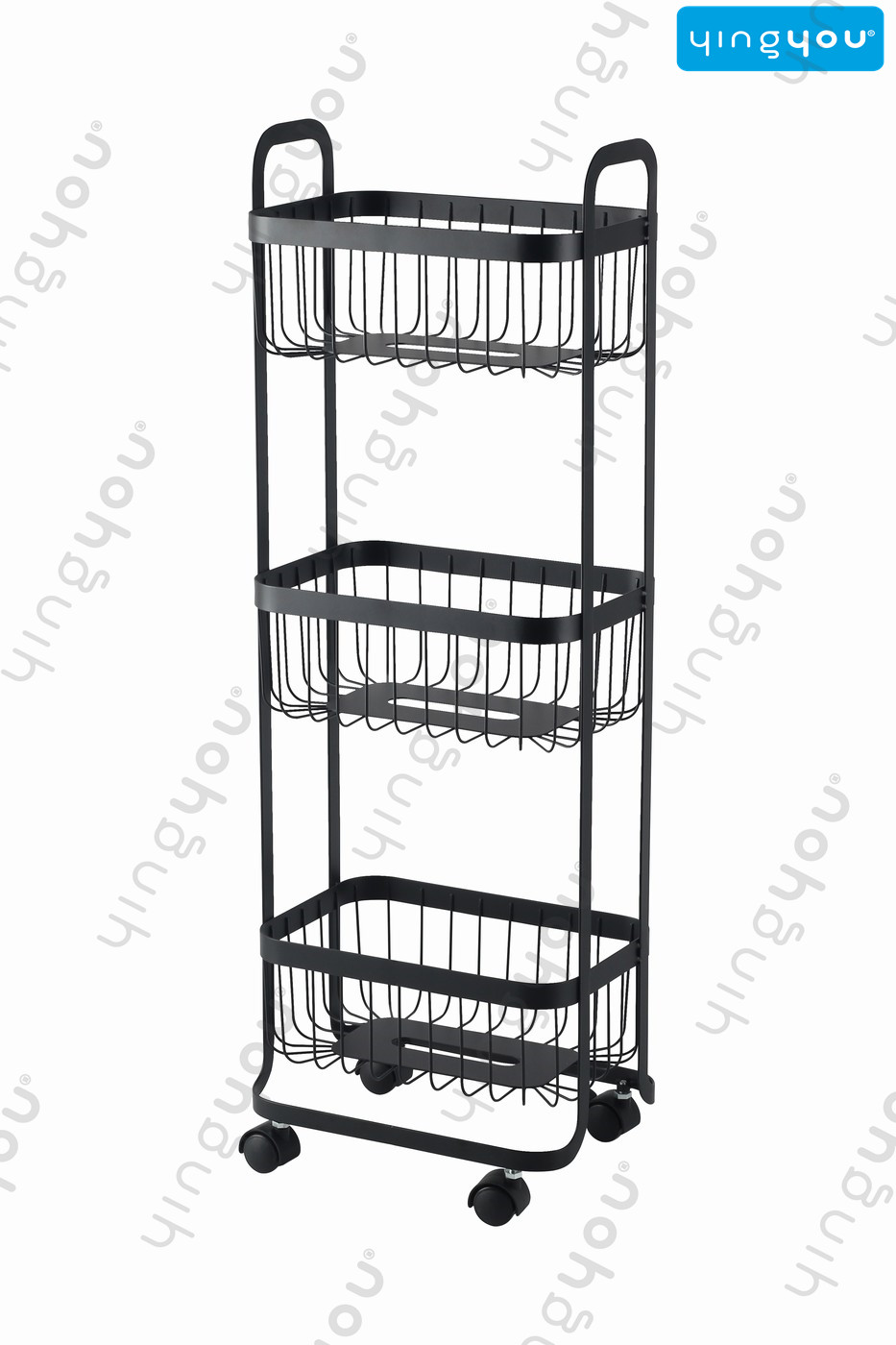 3-TIER STORAGE TROLLEY