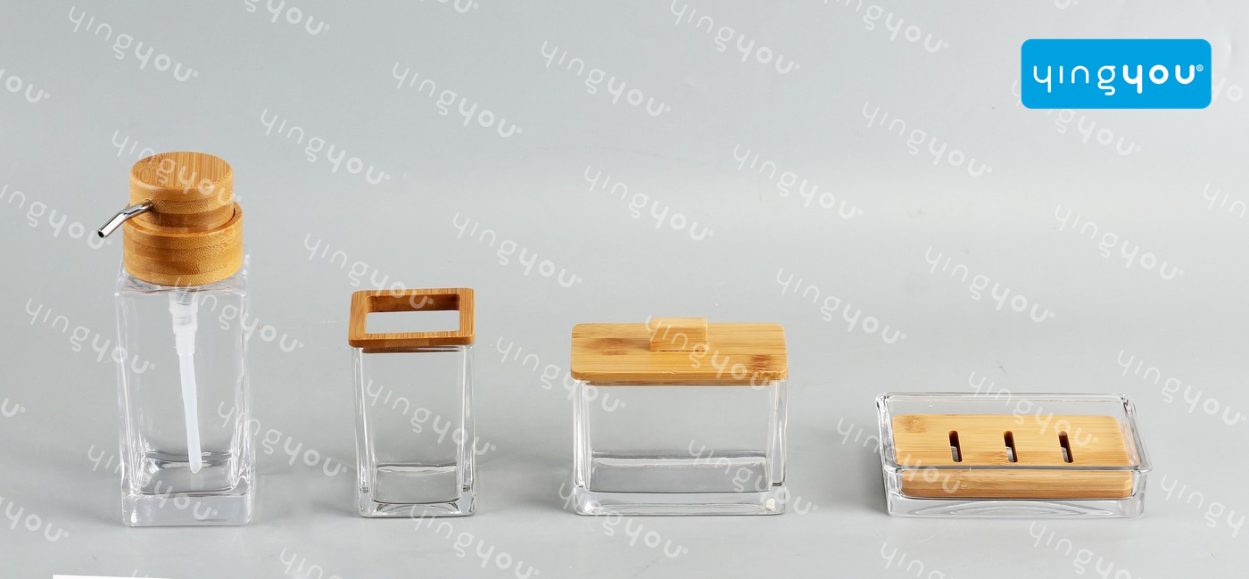 Glass bath set